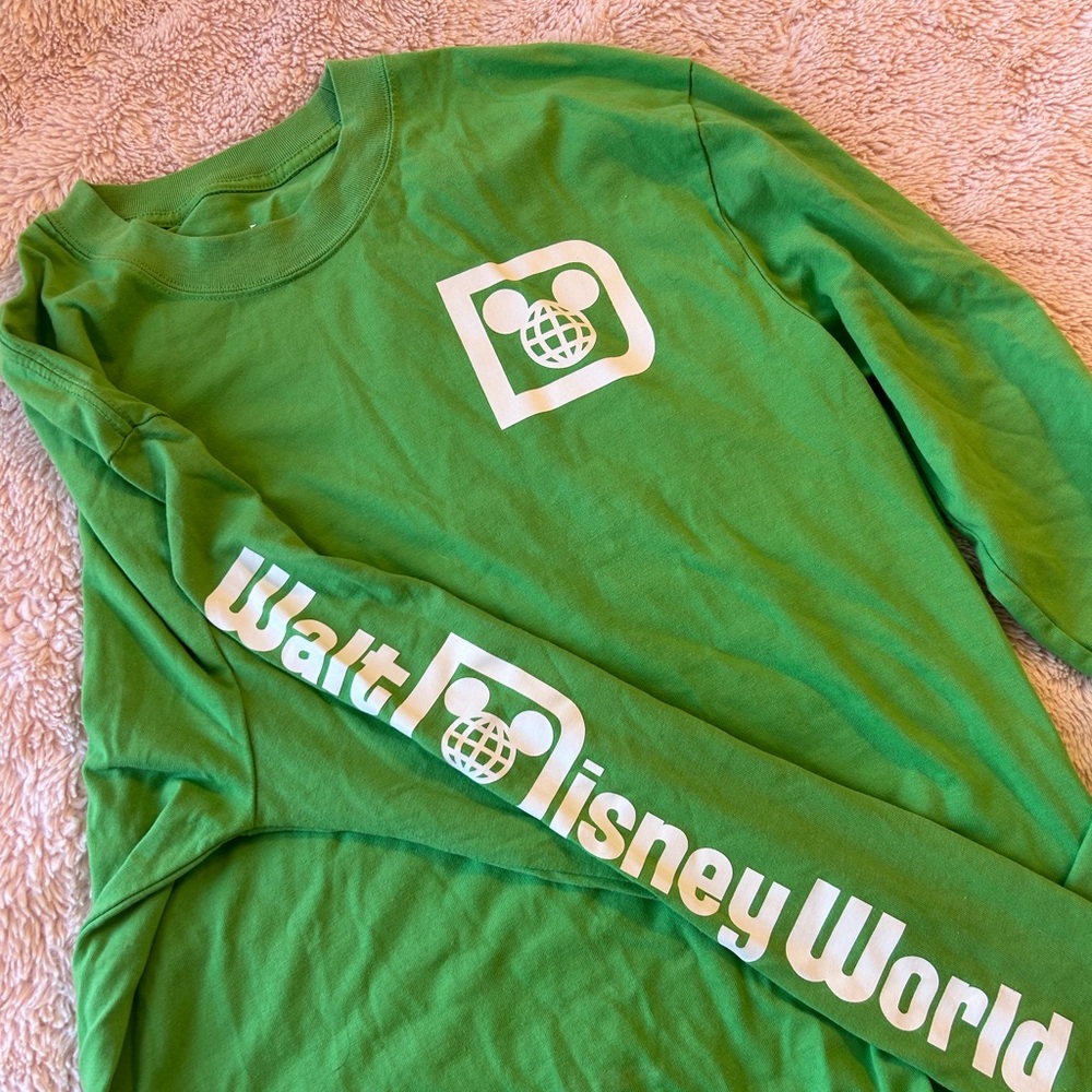 Disney Green Long Sleeve Spirit Jersey for Women